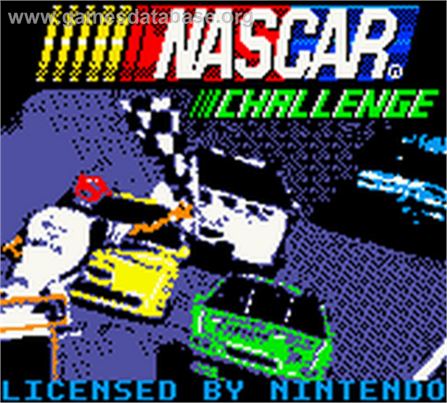 NASCAR Challenge - Nintendo Game Boy Color - Artwork - Title Screen