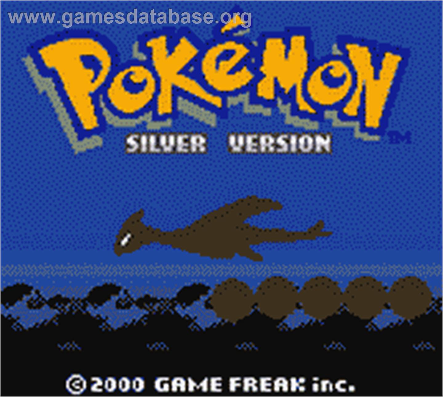 Pokemon: Silver Version - Nintendo Game Boy Color - Artwork - Title Screen