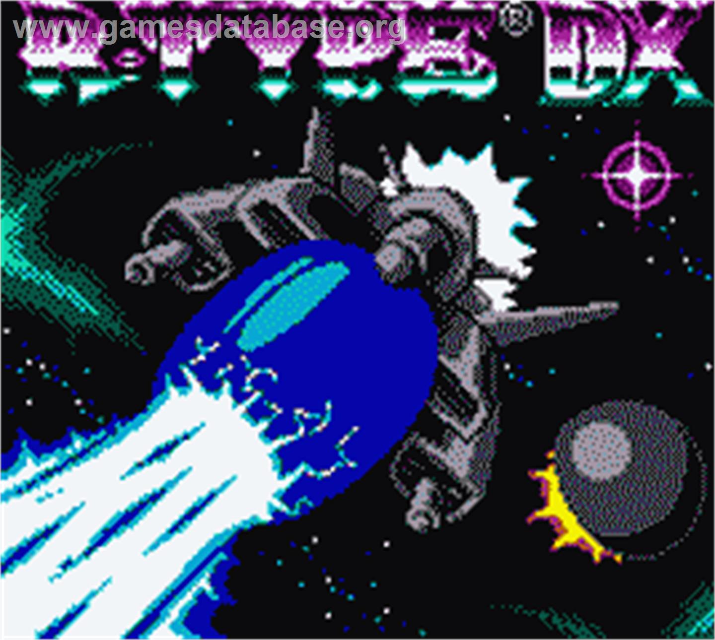 R-Type DX - Nintendo Game Boy Color - Artwork - Title Screen
