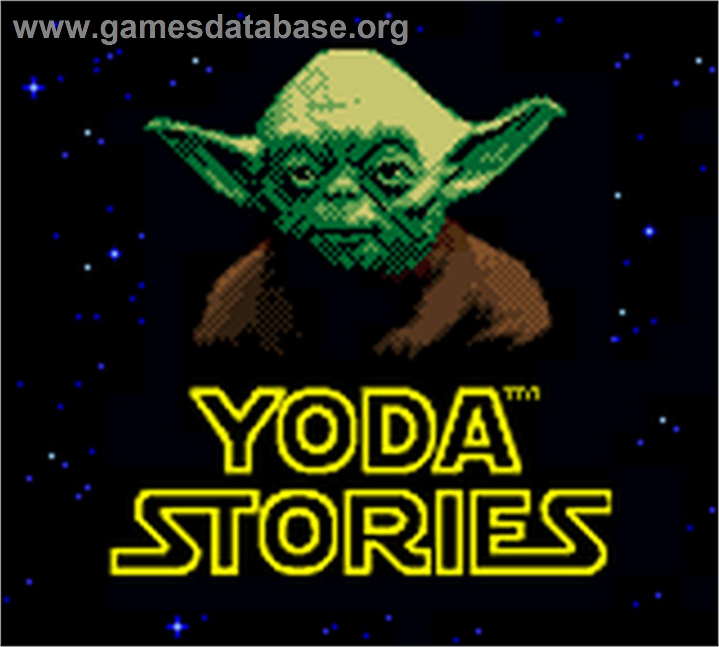 Star Wars: Yoda Stories - Nintendo Game Boy Color - Artwork - Title Screen