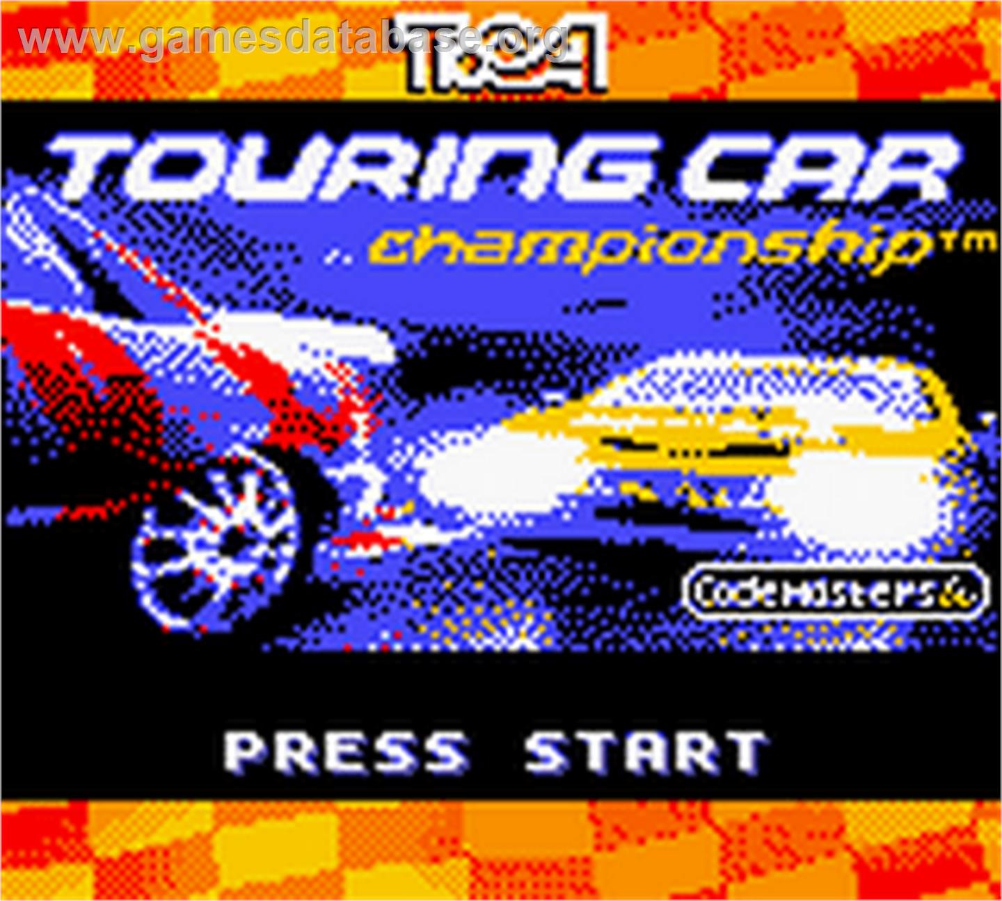 TOCA Touring Car Championship - Nintendo Game Boy Color - Artwork - Title Screen