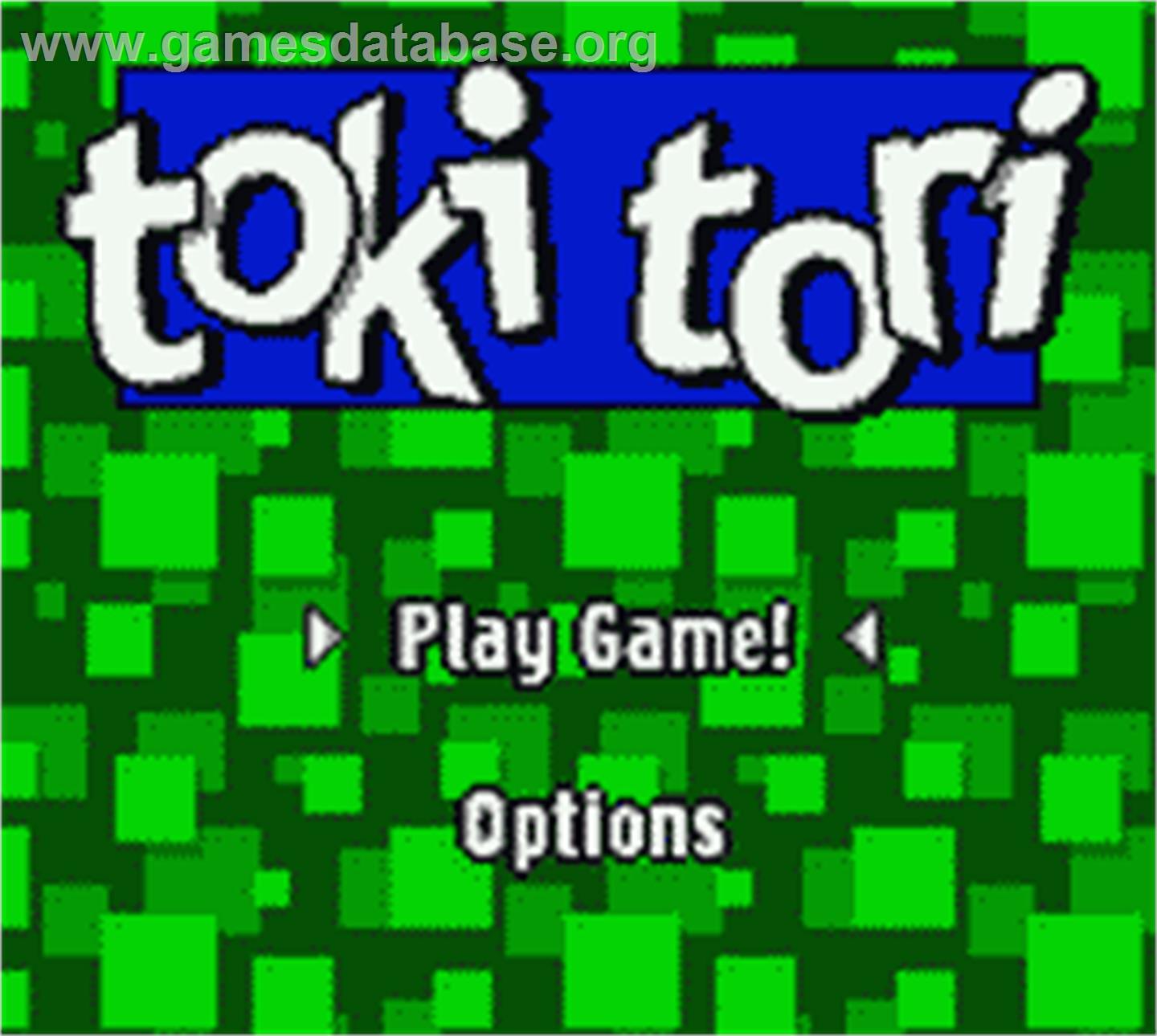 Toki Tori - Nintendo Game Boy Color - Artwork - Title Screen