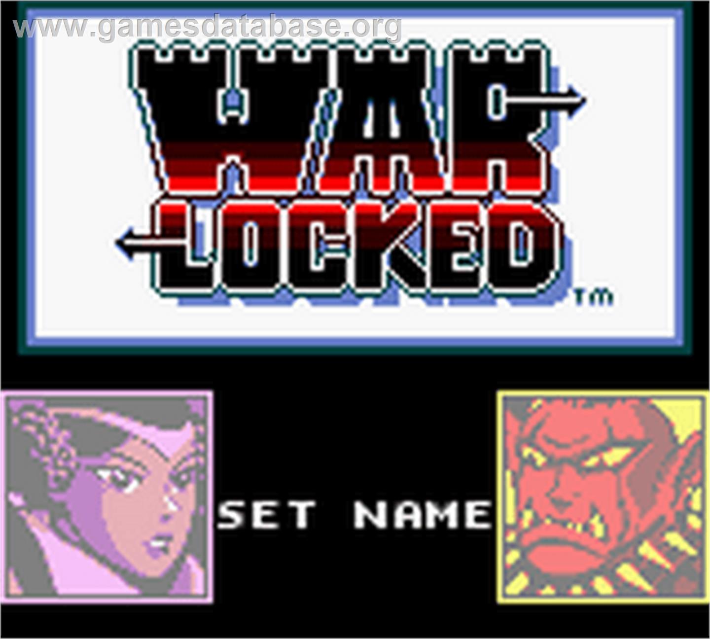 Warlocked - Nintendo Game Boy Color - Artwork - Title Screen