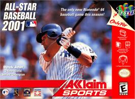 Box cover for All-Star Baseball 2001 on the Nintendo N64.