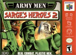 Box cover for Army Men: Sarge's Heroes 2 on the Nintendo N64.