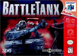 Box cover for BattleTanx on the Nintendo N64.