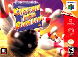 Box cover for Brunswick Circuit Pro Bowling on the Nintendo N64.