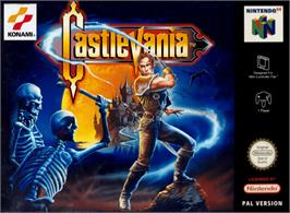 Box cover for Castlevania on the Nintendo N64.