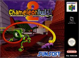 Box cover for Chameleon Twist 2 on the Nintendo N64.