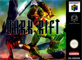 Box cover for Dark Rift on the Nintendo N64.