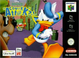 Box cover for Donald Duck: Quack Attack on the Nintendo N64.