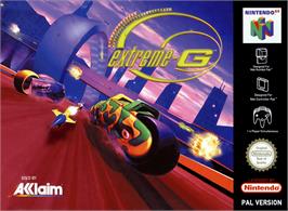 Box cover for Extreme G on the Nintendo N64.