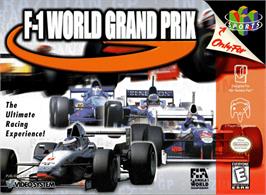 Box cover for F-1 World Grand Prix on the Nintendo N64.