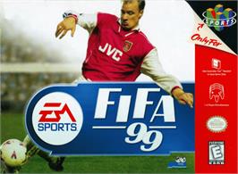 Box cover for FIFA 99 on the Nintendo N64.