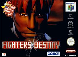 Box cover for Fighters Destiny on the Nintendo N64.