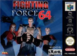 Box cover for Fighting Force 64 on the Nintendo N64.