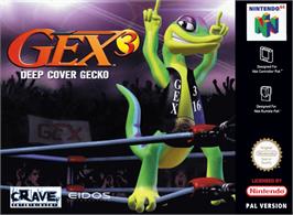 Box cover for Gex 3: Deep Cover Gecko on the Nintendo N64.