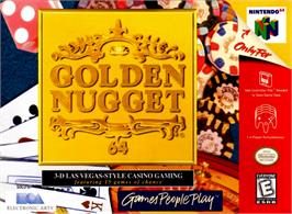 Box cover for Golden Nugget 64 on the Nintendo N64.