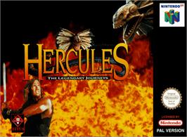 Box cover for Hercules: The Legendary Journeys on the Nintendo N64.