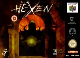 Box cover for Hexen on the Nintendo N64.