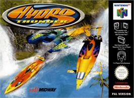 Box cover for Hydro Thunder on the Nintendo N64.