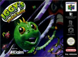 Box cover for Iggy's Reckin' Balls on the Nintendo N64.