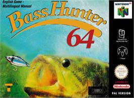 Box cover for In-Fisherman Bass Hunter 64 on the Nintendo N64.