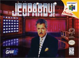Box cover for Jeopardy on the Nintendo N64.