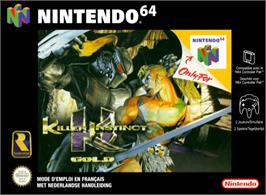 Box cover for Killer Instinct Gold on the Nintendo N64.