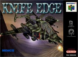 Box cover for Knife Edge: Nose Gunner on the Nintendo N64.
