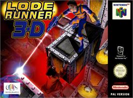 Box cover for Lode Runner 3D on the Nintendo N64.