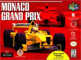 Box cover for Monaco Grand Prix on the Nintendo N64.