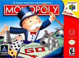 Box cover for Monopoly on the Nintendo N64.