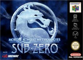Box cover for Mortal Kombat Mythologies: Sub-Zero on the Nintendo N64.