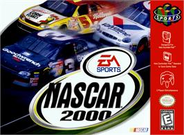 Box cover for NASCAR 2000 on the Nintendo N64.