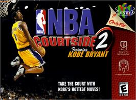 Box cover for NBA Courtside 2: Featuring Kobe Bryant on the Nintendo N64.