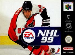 Box cover for NHL 99 on the Nintendo N64.