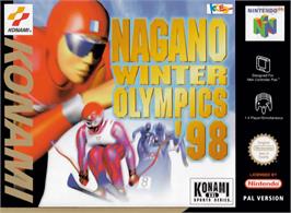 Box cover for Nagano Winter Olympics '98 on the Nintendo N64.