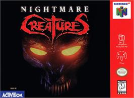 Box cover for Nightmare Creatures on the Nintendo N64.