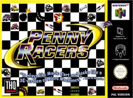 Box cover for Penny Racers on the Nintendo N64.