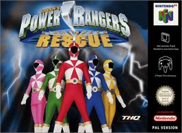 Box cover for Power Rangers: Lightspeed Rescue on the Nintendo N64.