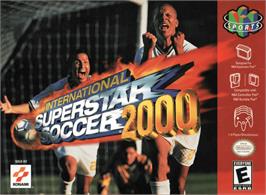 Box cover for RTL World League Soccer 2000 on the Nintendo N64.