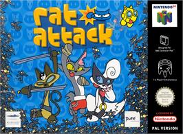 Box cover for Rat Attack on the Nintendo N64.