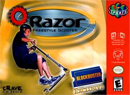 Box cover for Razor Freestyle Scooter on the Nintendo N64.