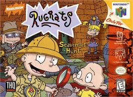 Box cover for Rugrats: Scavenger Hunt on the Nintendo N64.