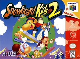 Box cover for Snowboard Kids 2 on the Nintendo N64.