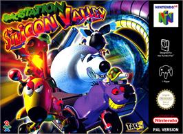 Box cover for Space Station Silicon Valley on the Nintendo N64.