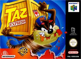 Box cover for Taz Express on the Nintendo N64.