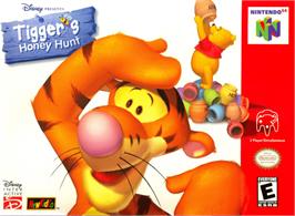 Box cover for Tigger's Honey Hunt on the Nintendo N64.