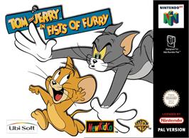 Box cover for Tom and Jerry: Fists of Furry on the Nintendo N64.